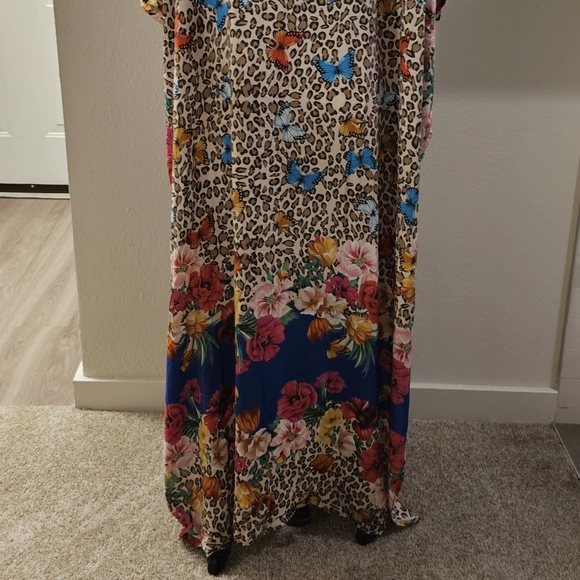 Johnny Was Lace Up Kaftan - Picture 9 of 12